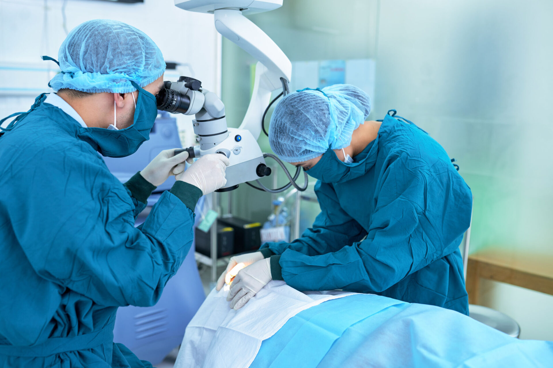 Performing surgery