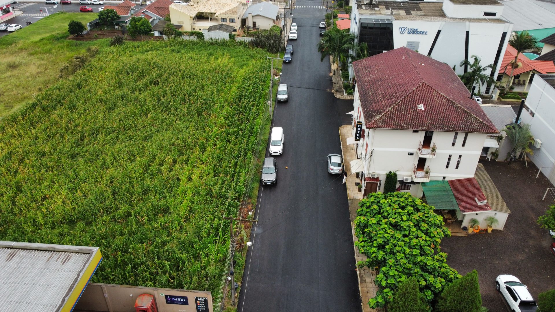 Investimentos em recapeamentos asfálticos já somam quase R$ 1,5 milhão (Rua Santos Dumont) Teutônia – agoranovale (1)
