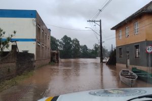 RS 129 Bom Retiro do Sul bloqueio enchente – agoranovale-lajeado