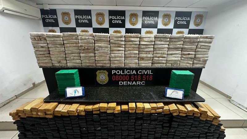Polícia Civil realiza a maior apreensão de crack da história da instituição__