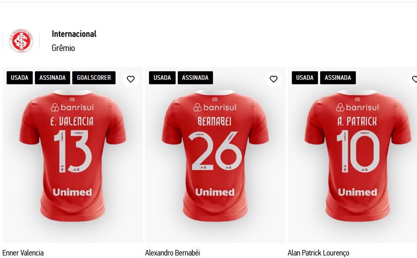 camisetas Inter 2025 Gauchão