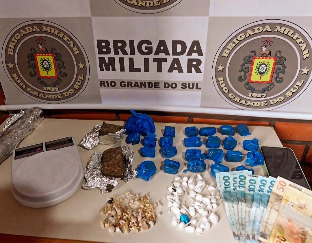 polpicia drogas mulher Paverama