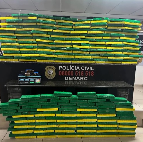 Denarc apreende 249 kg de maconha e prende duas pessoas em Lajeado