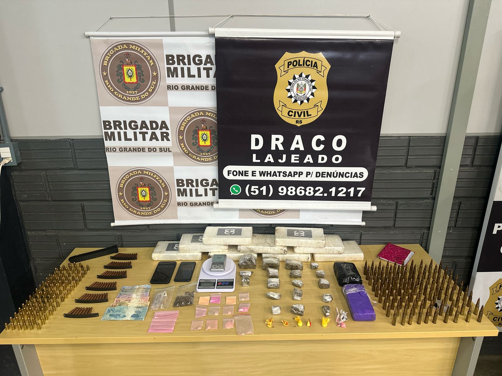 droga polpícia Lajeado Draco arma