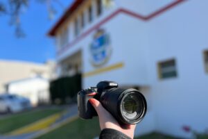 máquina fotográfica Crédito da foto Carla Beckmann Prefeitura de Imigrante