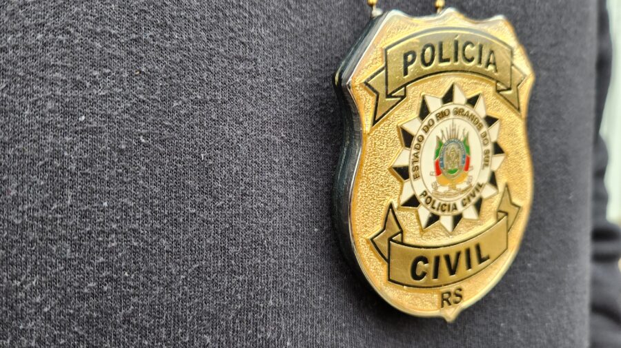 Policia Civil distintivo agora no vale