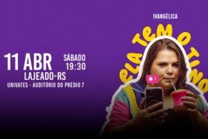 1) Ivangélica se apresenta na Univates em abril. – Crédito Divulgação