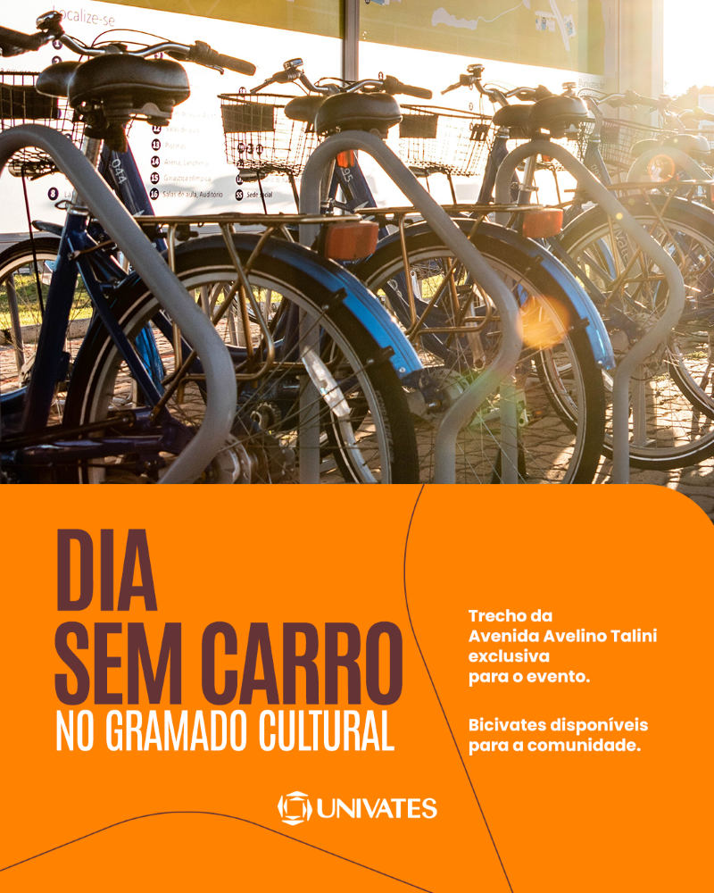 2) Univates promoverá o “Dia Sem Carro” para incentivar o uso de meios de transporte sustentáveis. – Crédito Divulgação Univates