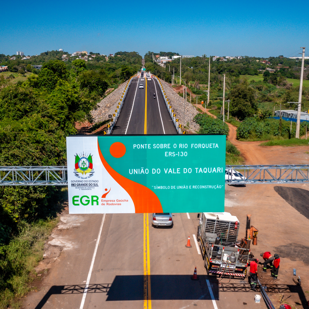 Ponte Rio Forqueta – Divulgação EGR (2) ERS-130 RODOVIA