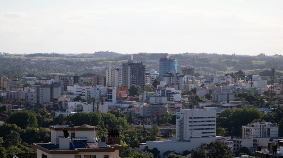 1) Imagem com vista para a cidade de Lajeado – Crédito Lucas George Wendt-Univates