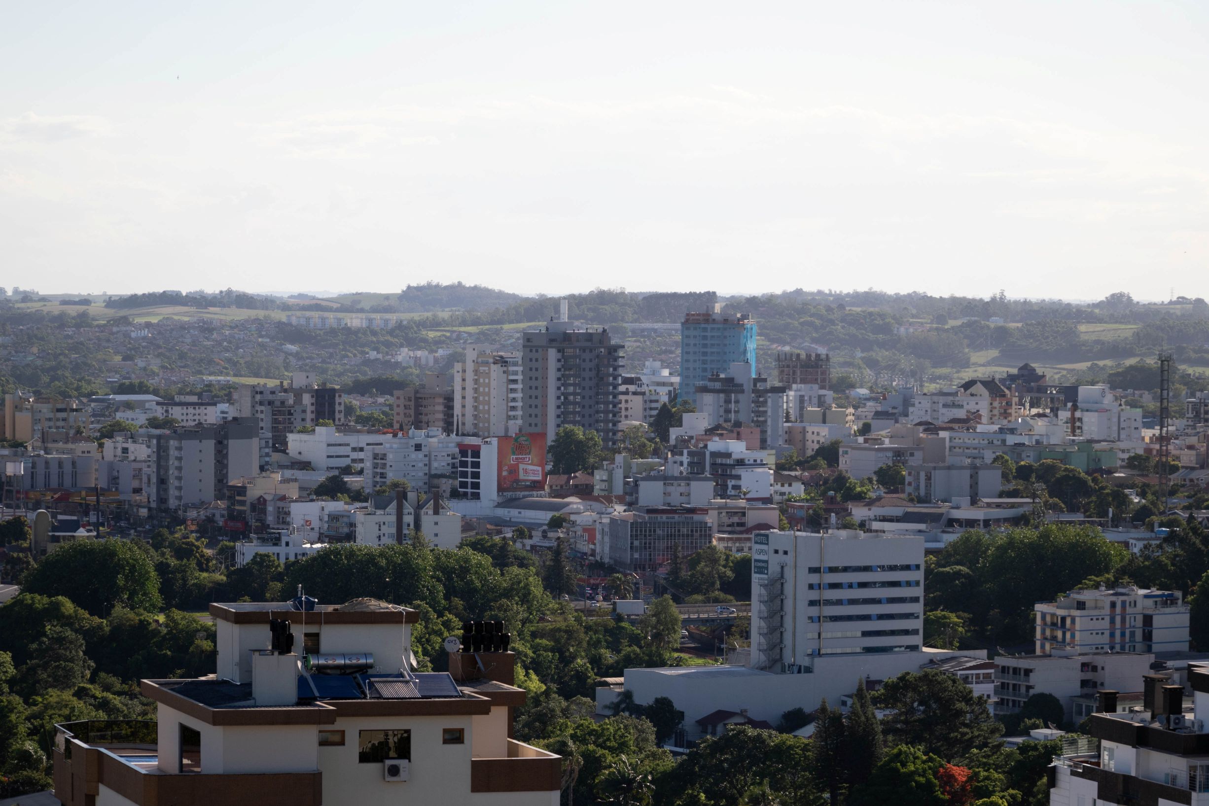 1) Imagem com vista para a cidade de Lajeado – Crédito Lucas George Wendt-Univates