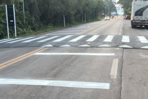 EGR conclui medidas de segurança viária no acesso à goleirinha, na ERS-129 – Divulgação EGR (2)