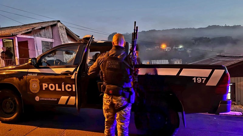 Policia civil viatura serra rs