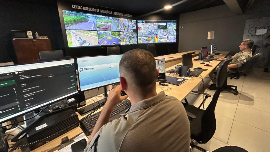 Centro Integrado de Operações – sala de videomonitoramento (1)