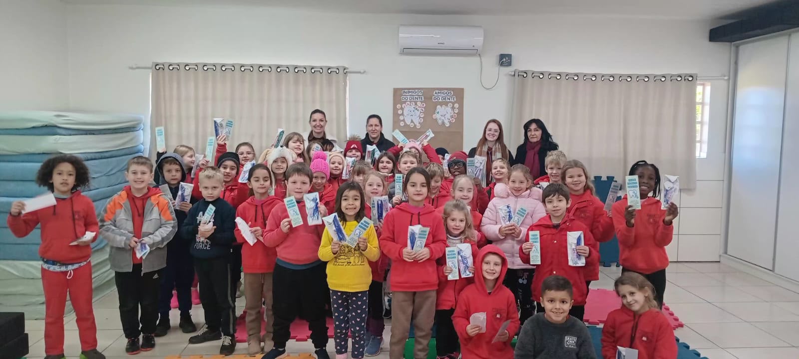 Poço das Antas escola alunos saúde