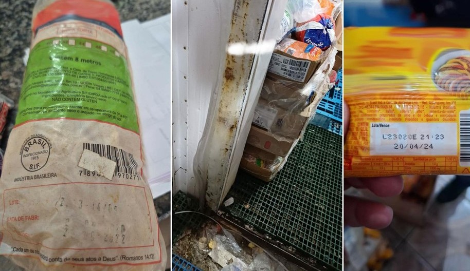 aLimentos impróprios estragados MPRS