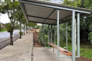 abrigo parada de ônibus