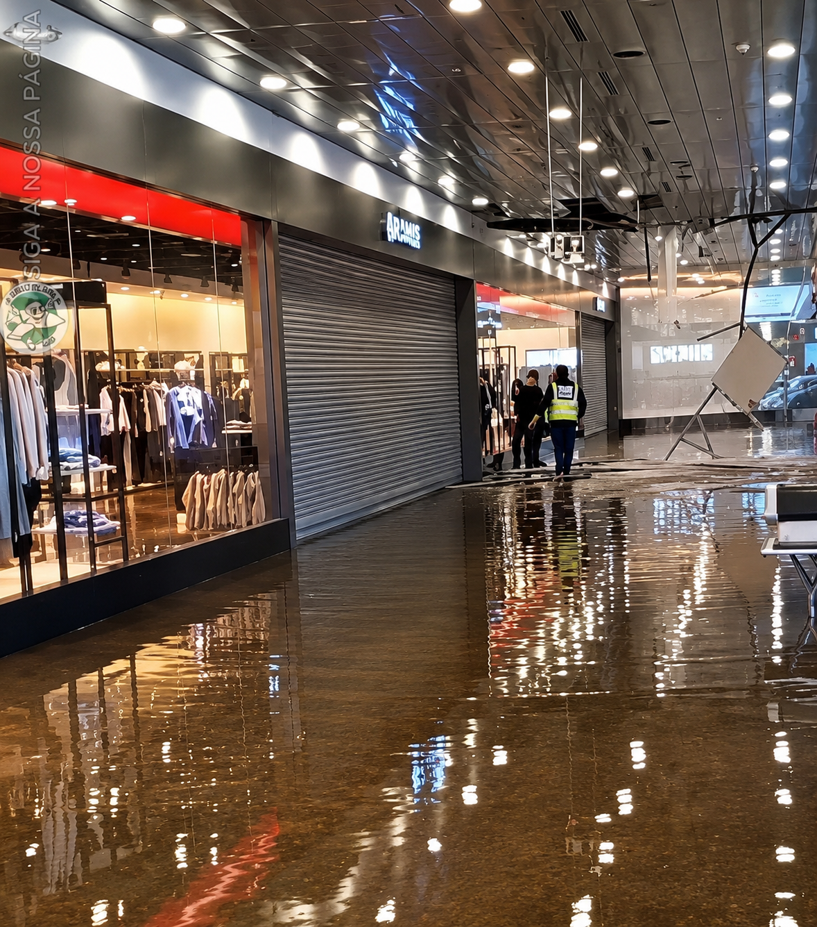 aeroporto teto desaba Salgado Filho