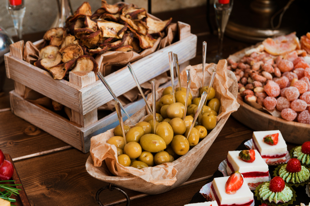 alimentos delícias mesa